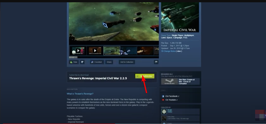 How to Install Star Wars Forces of Corruption Mods on Steam