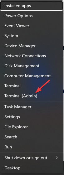 Terminal (Admin) -pex-catalog availability data not found
