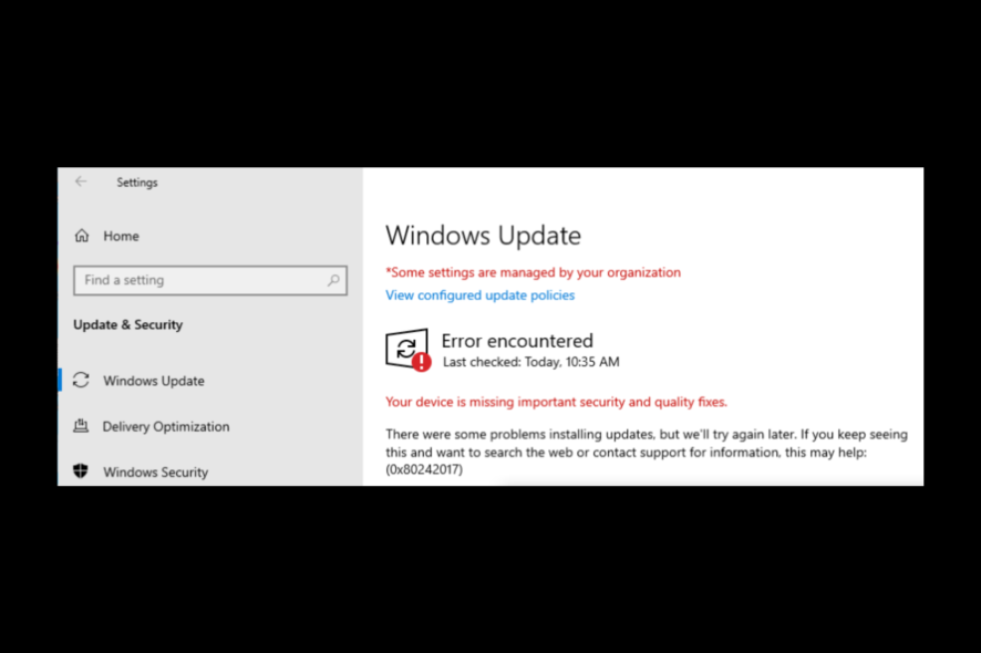 Windows Update Error 0x80242017 5 Ways to Fix It