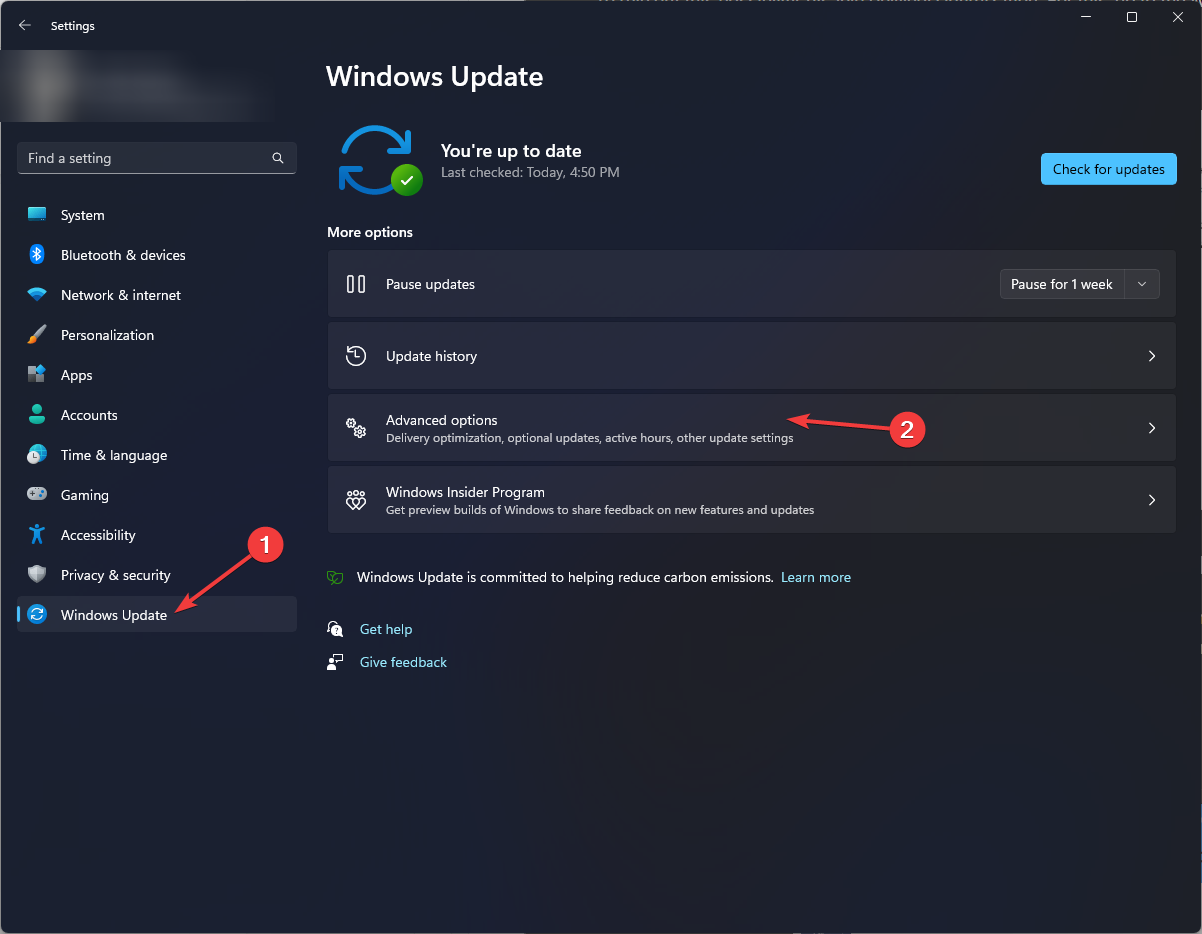 Windows Updates -mouso core worker process