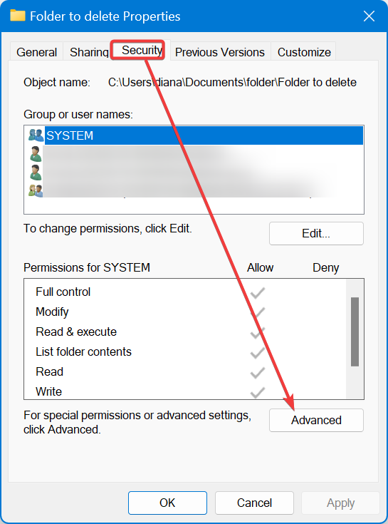 advanced security properties