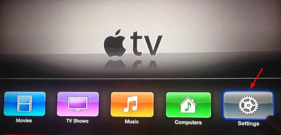 apple tv settings