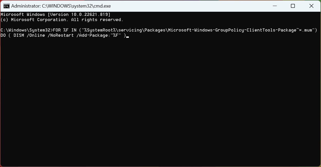 enable gpedit.msc in Windows 10 home