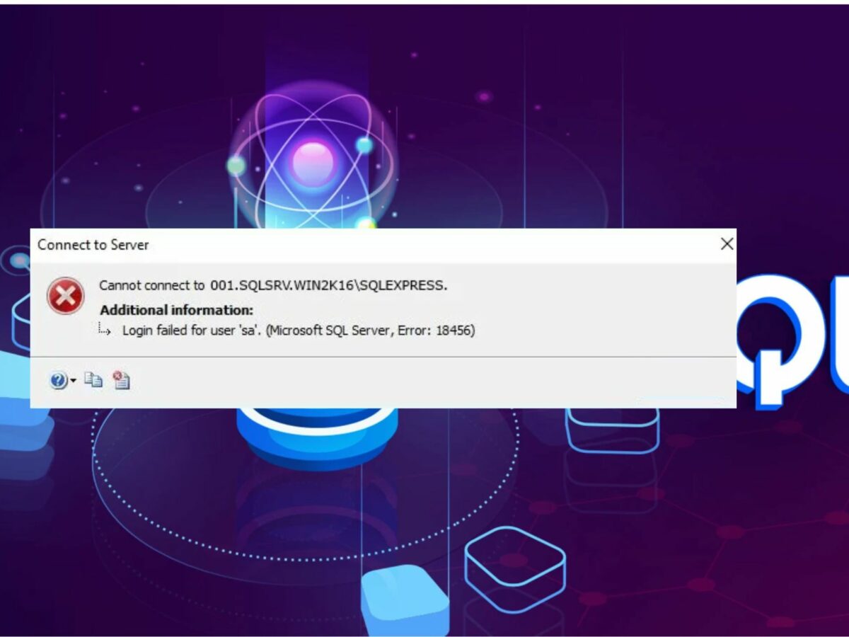 Fix the Microsoft SQL Server Error 18456 [Login Failed For User]