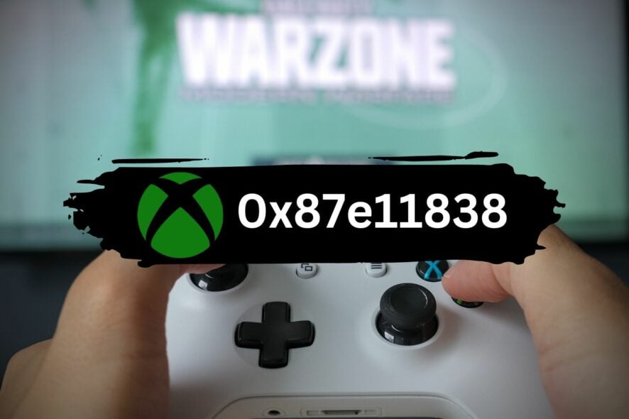 fix Xbox Error 0x87e11838 featured
