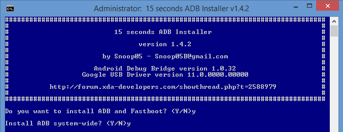 ADB error -adb reboot bootloader not working