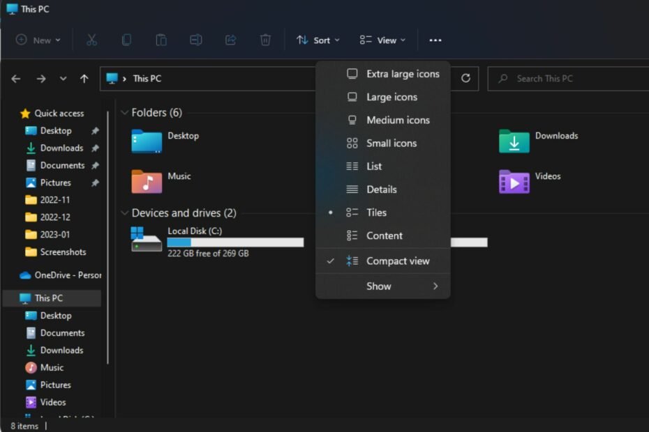 Windows 11 Compact View: How to Enable or Disable it