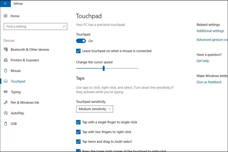 disable touchpad windows 11 asus