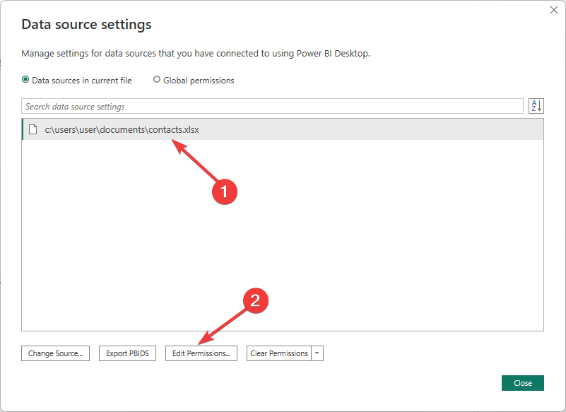 Power Bi Data Source Credentials Greyed Out - Printable Templates Free