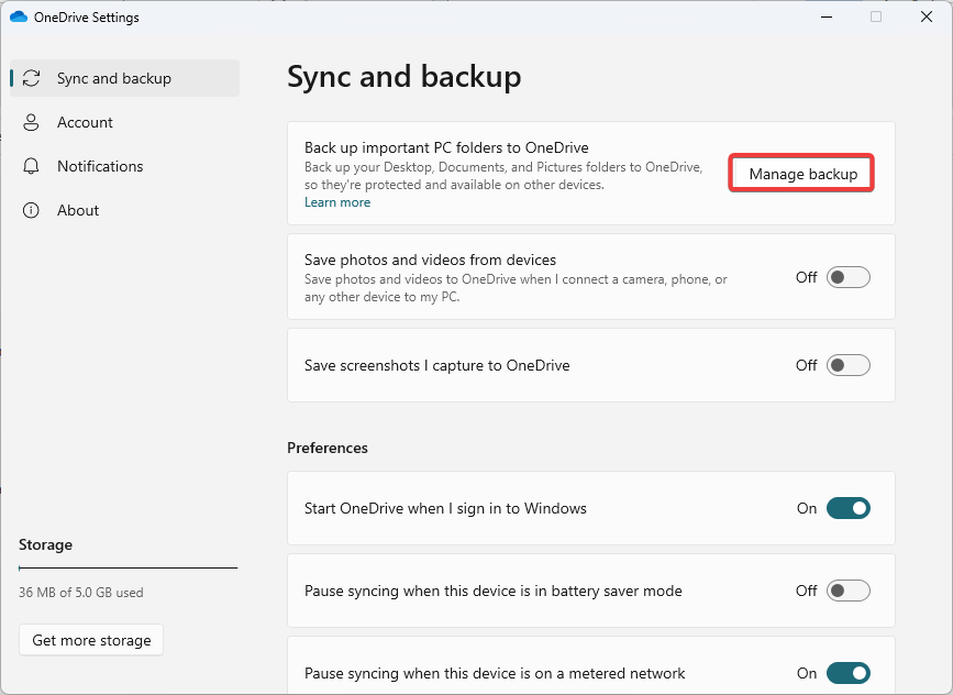 exclude folder from onedrive windows 11