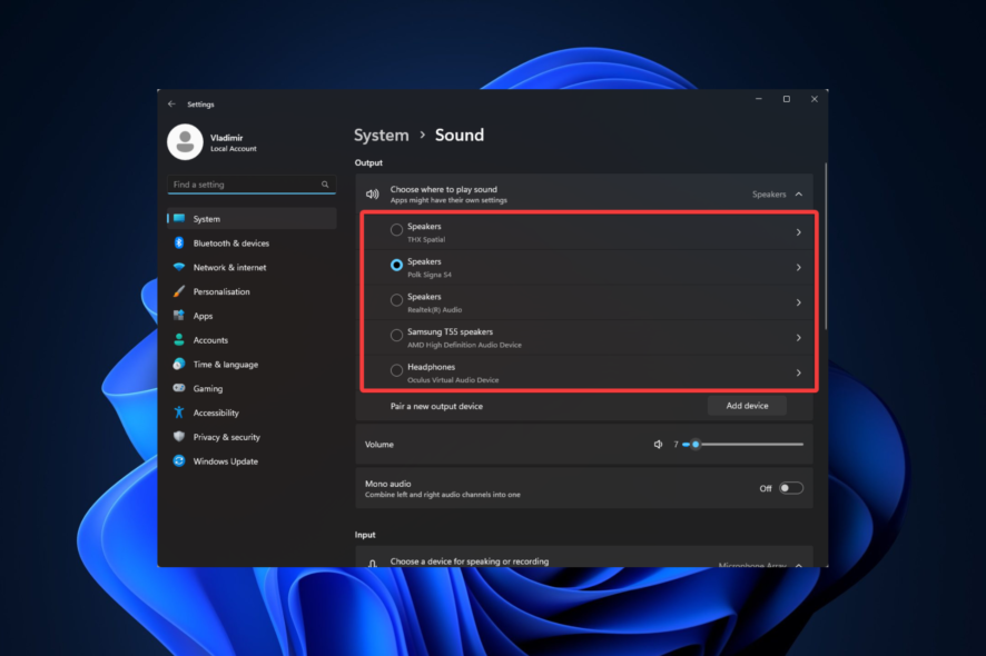 Windows 11 Audio Outputs: How to Use Them At the Same Time