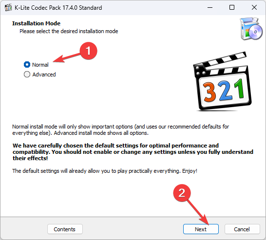 Normal -powerpoint cannot insert a video from the selected file