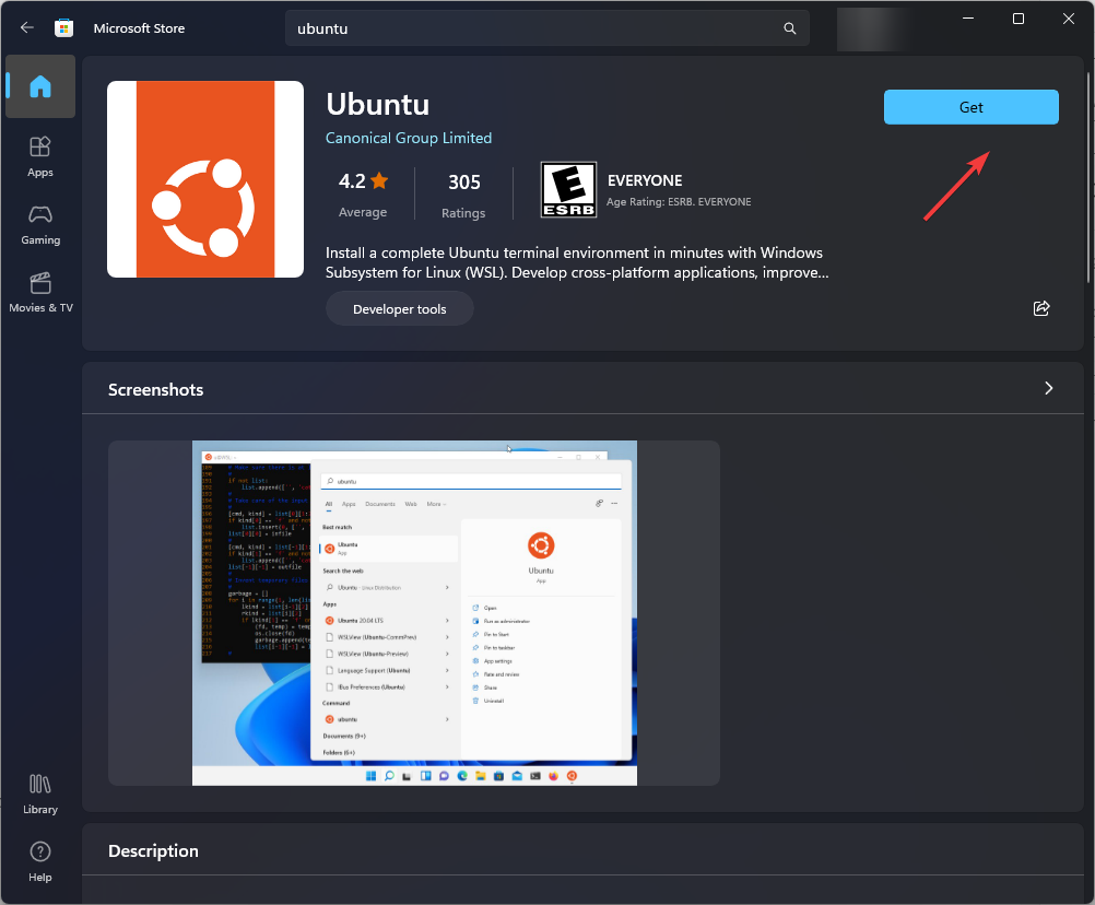 Ubuntu -shell script for windows