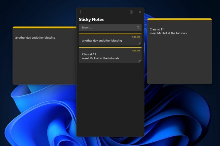 sticky notes alternative windows 11