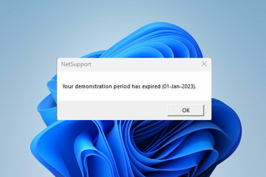 NetSupport Your Demonstration Period Has Expired: 5 Easy Fixes