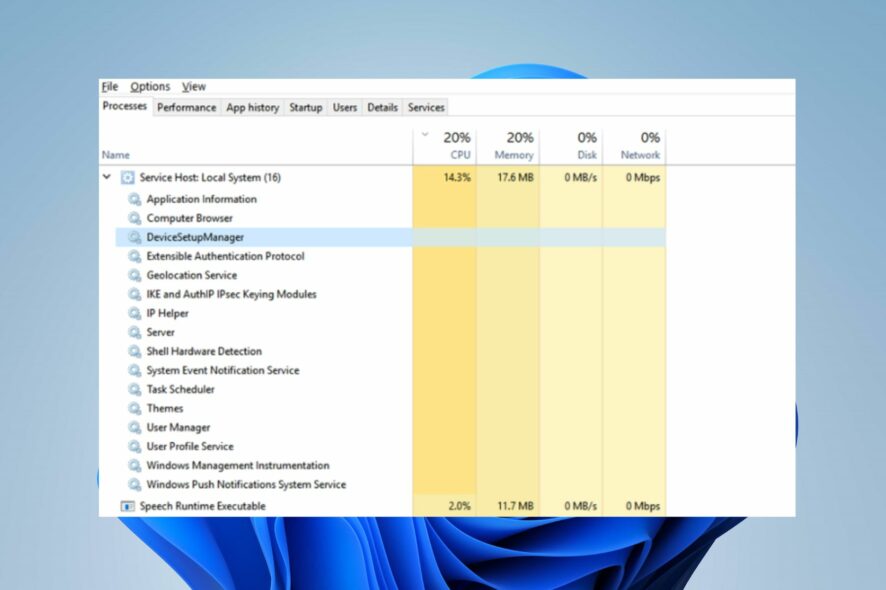 DsmSvc high CPU