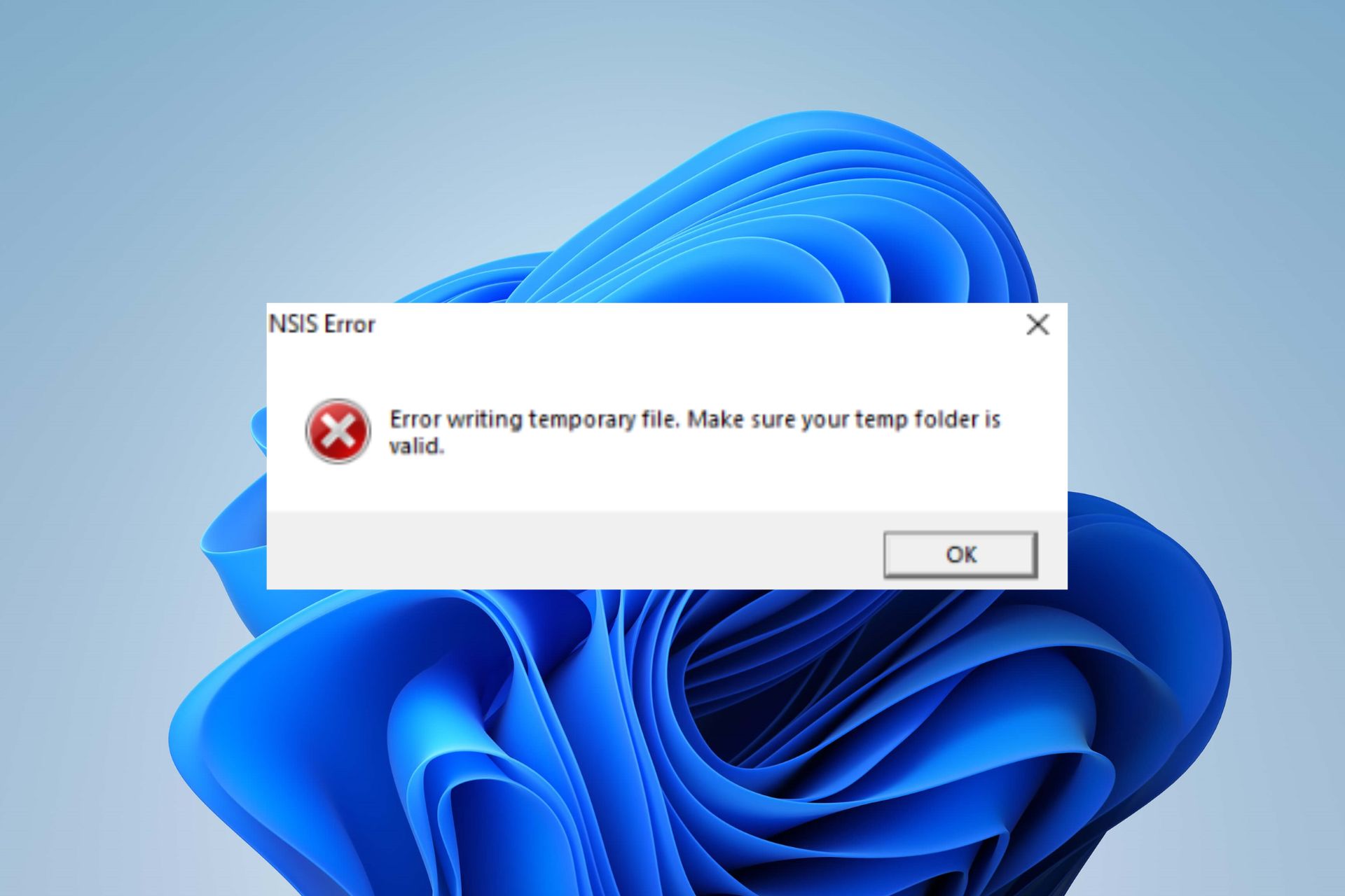 Make Sure Your Temp Folder Is Valid