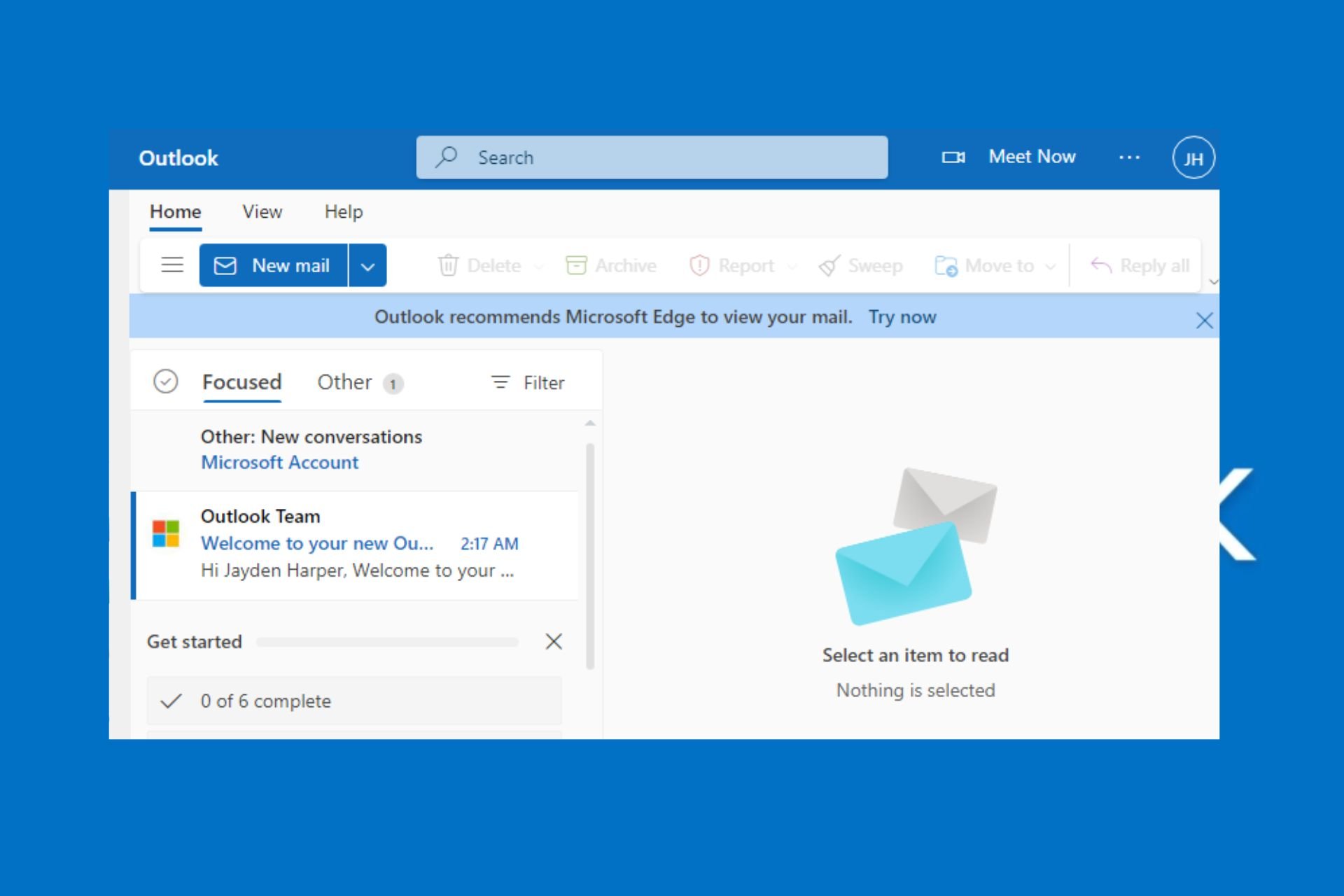 how to keep outlook status active