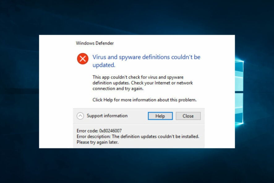 Windows Update Error Code 0x80246007 [SOLVED]