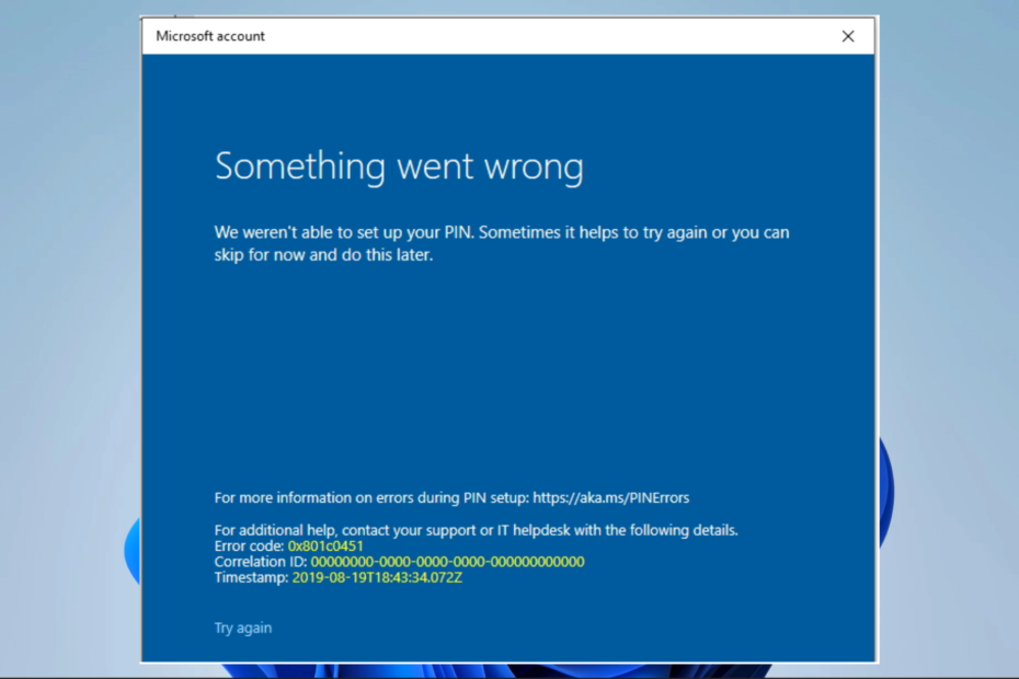 Fix We Were Unable To Set Up Your Pin Error In Windows 11