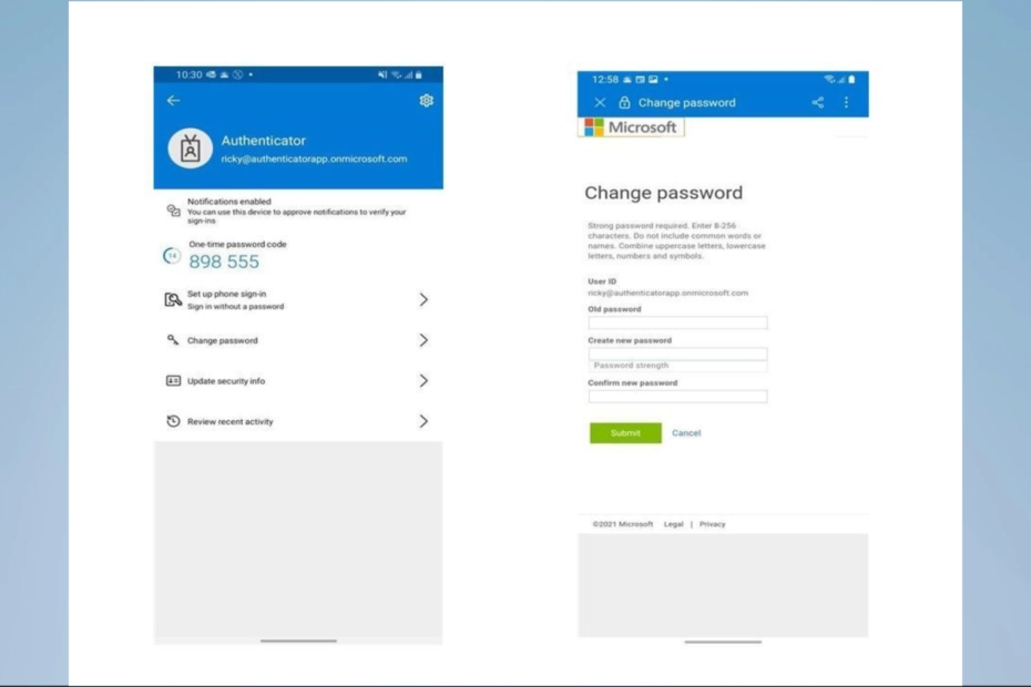 how to change number on microsoft authenticator app