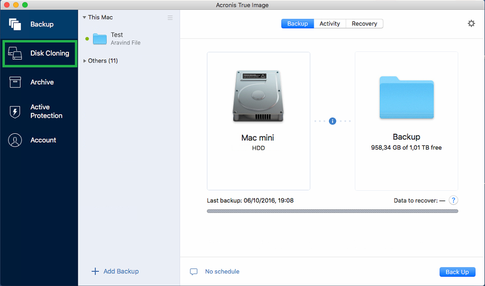 acronis true image mac incremental backup