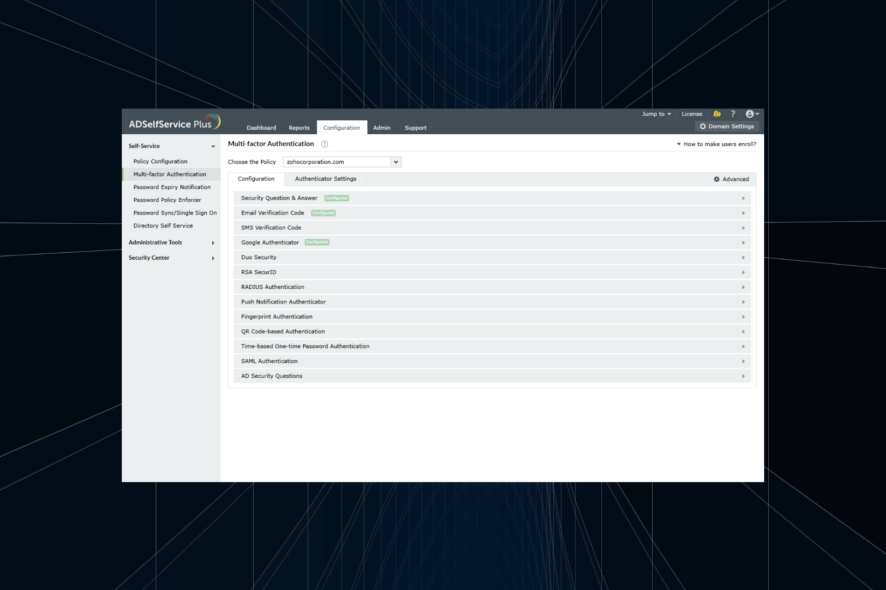 how to set up active directory MFA on premise