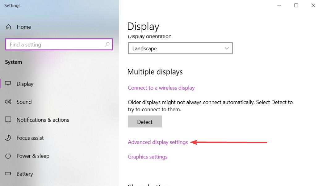 how to fit laptop screen to tv Windows 10