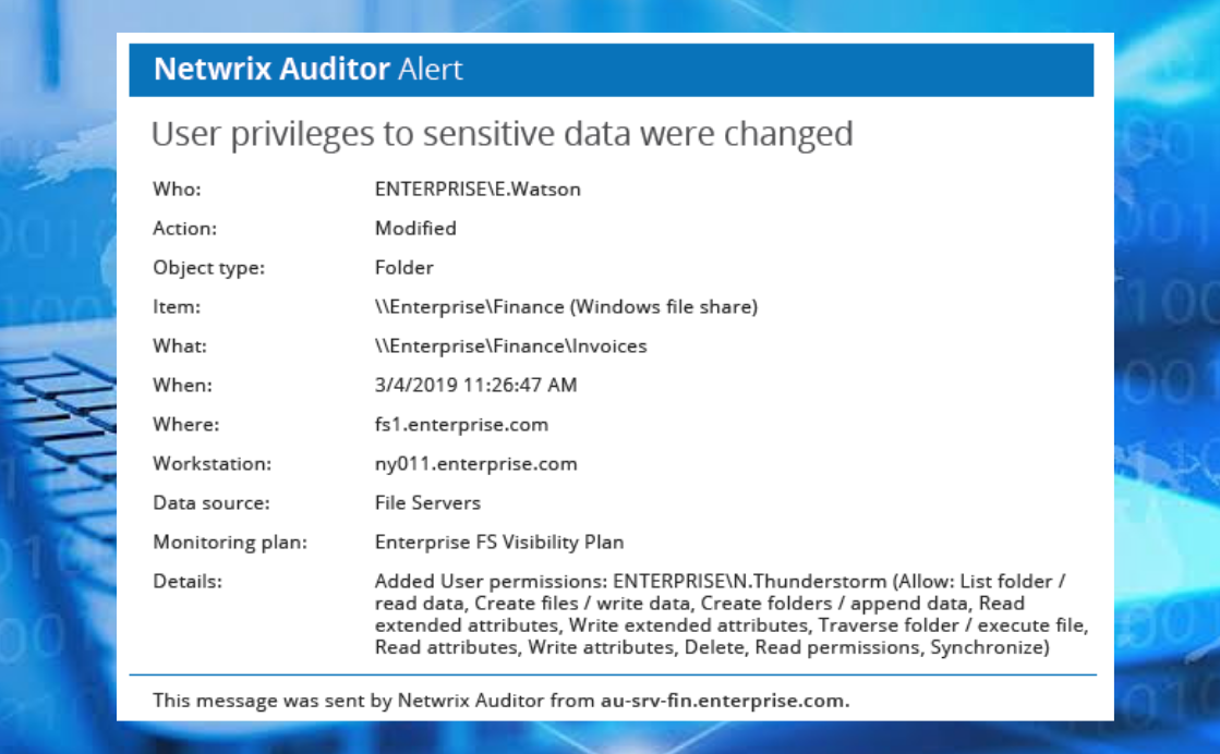 Netwrix Account Auditor