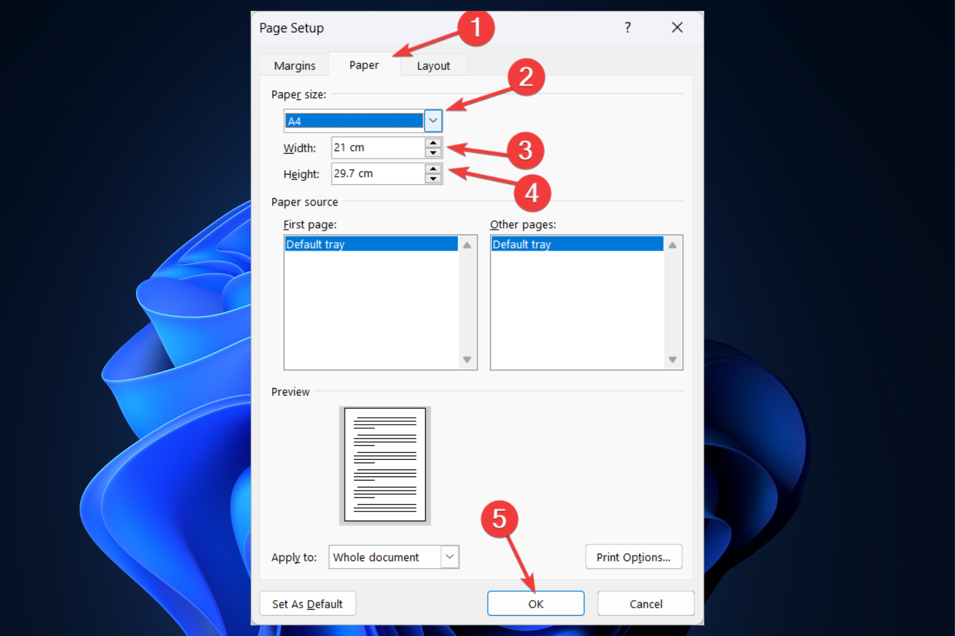 How To Create Or Change A Custom Paper Size In Windows 11 Fix Type