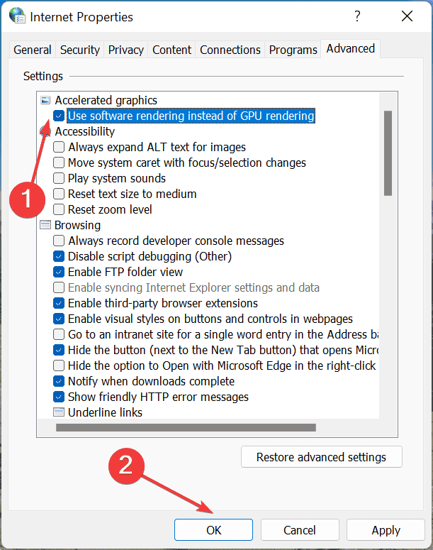 disable hardware acceleration