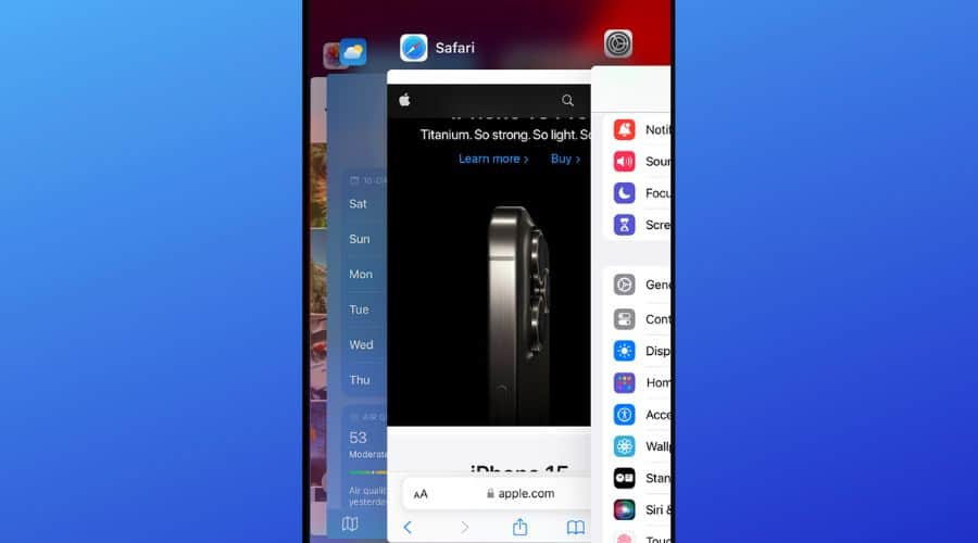 iphone app switcher