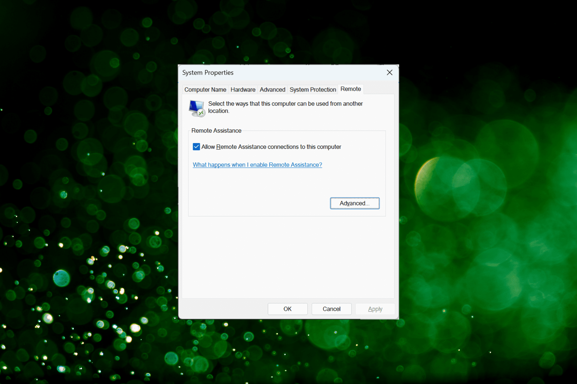 enable remote desktop in Windows Server 2019