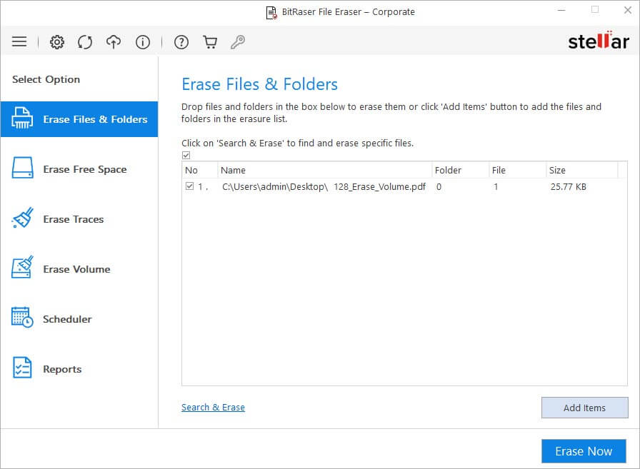 BitRaser File Eraser - Windows 11 に最適なファイル シュレッダー