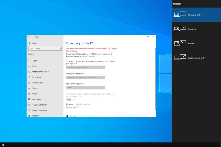 cast to tv screen mirroring windows 7