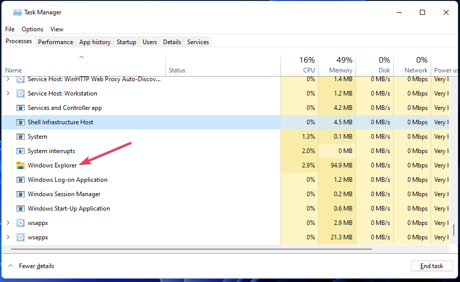 Windows Explorer process file explorer preview pane not working windows 11