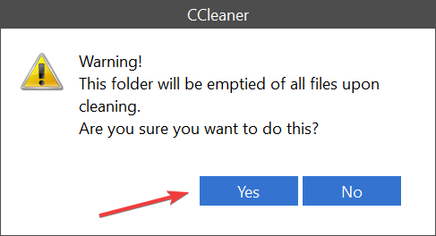 yes to remove windows.old folder