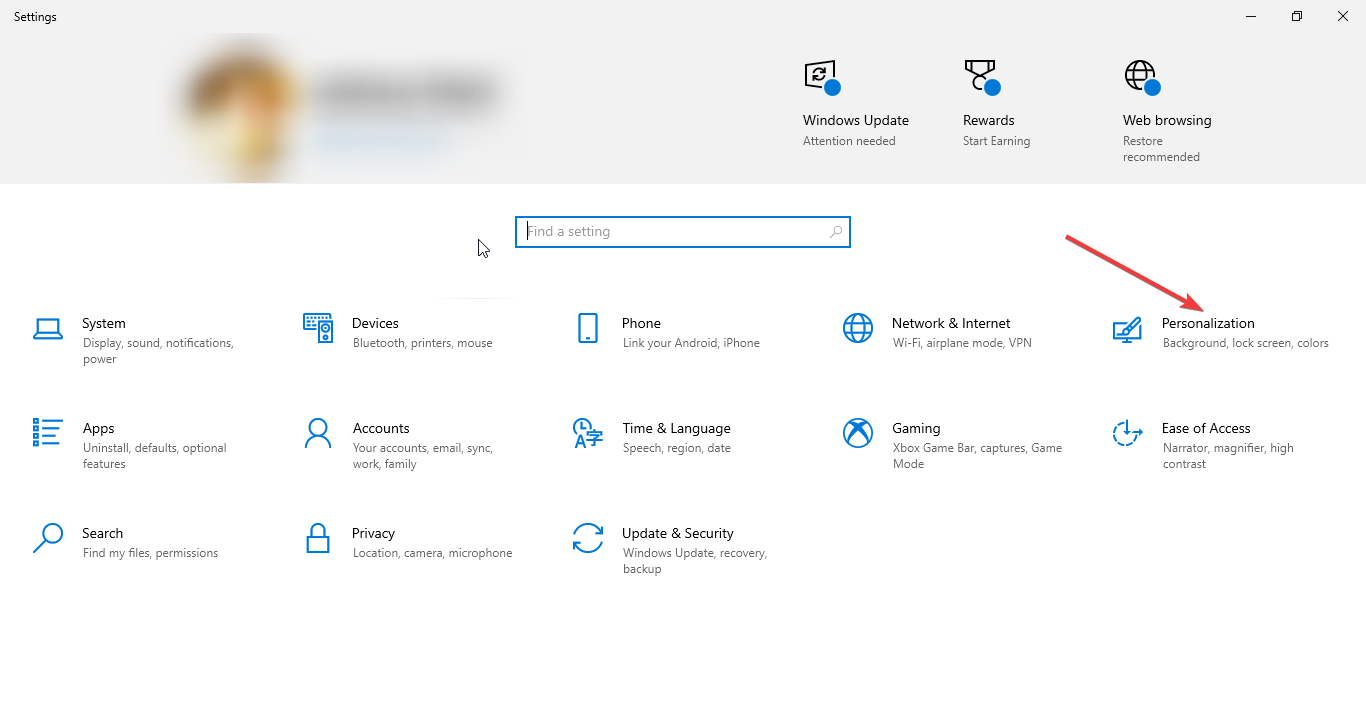 Personaliza los iconos de la barra de tareas de Windows 10 que faltan