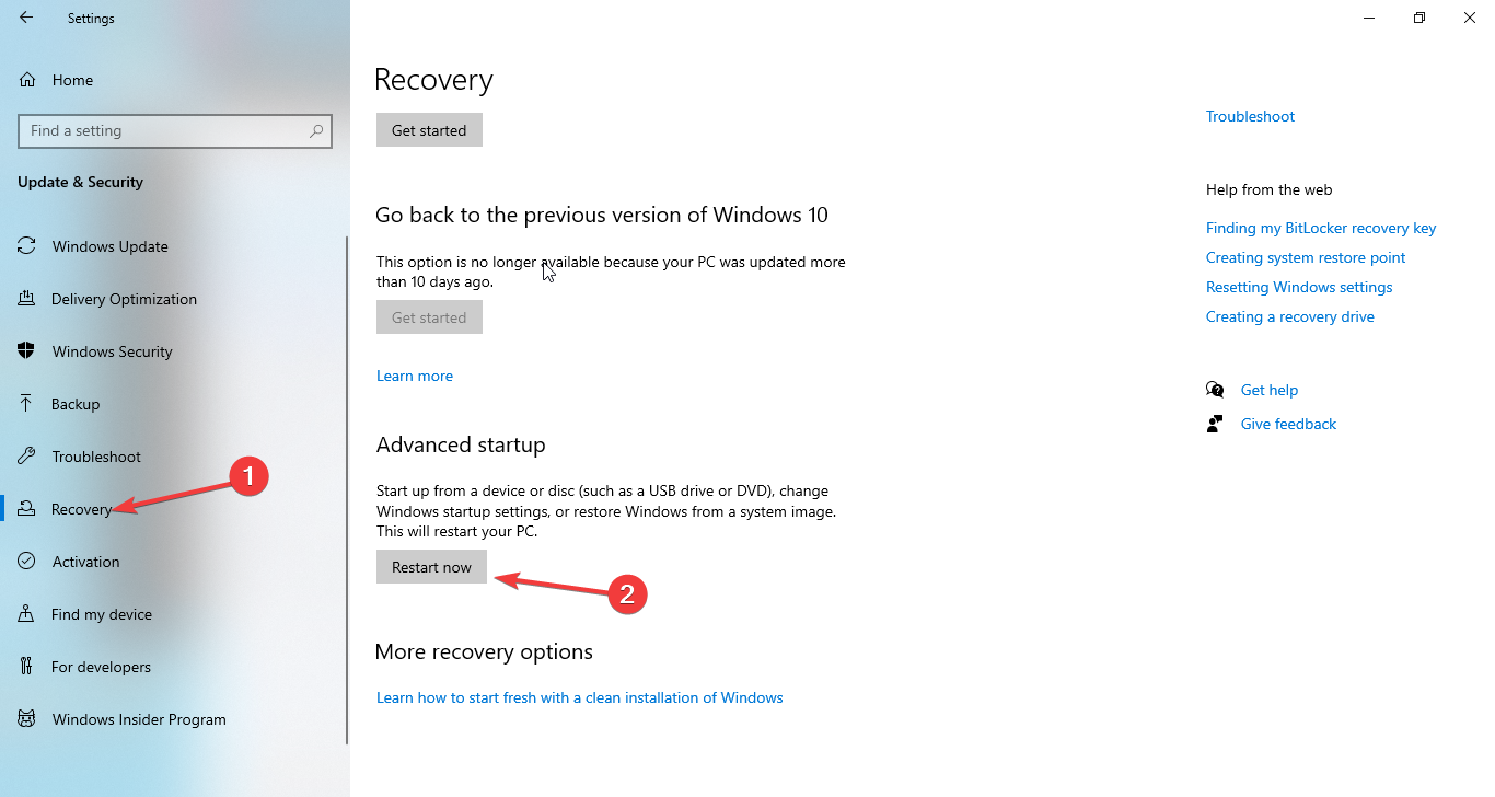 Wiederherstellung Neustart -tcpip.sys Windows 10