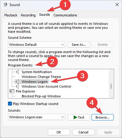 サウンド設定 - Windows 11 の Windows XP サウンド
