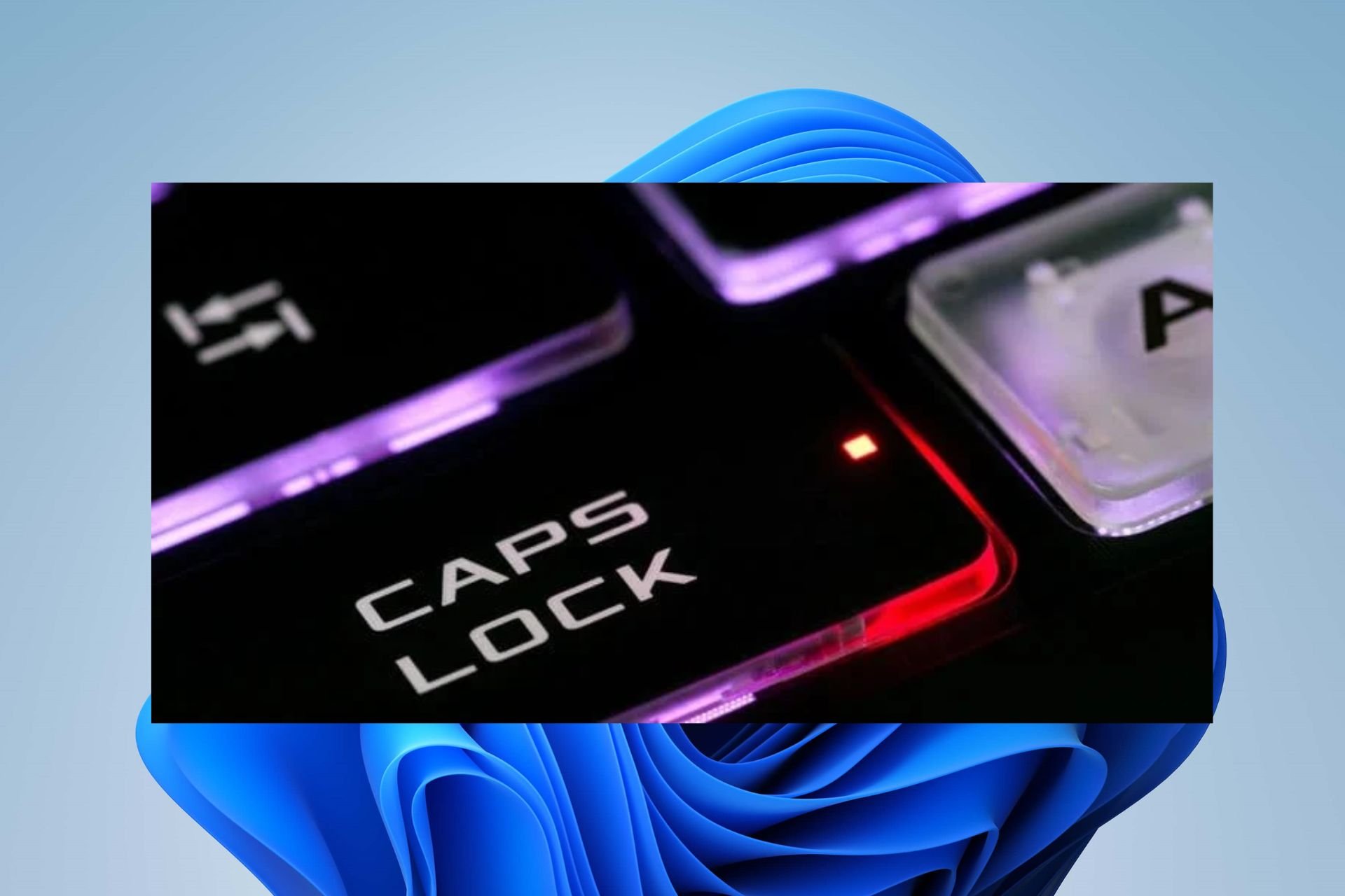 caps lock reversed