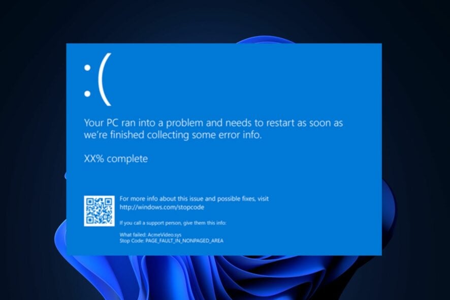 blue screen after installing drivers
