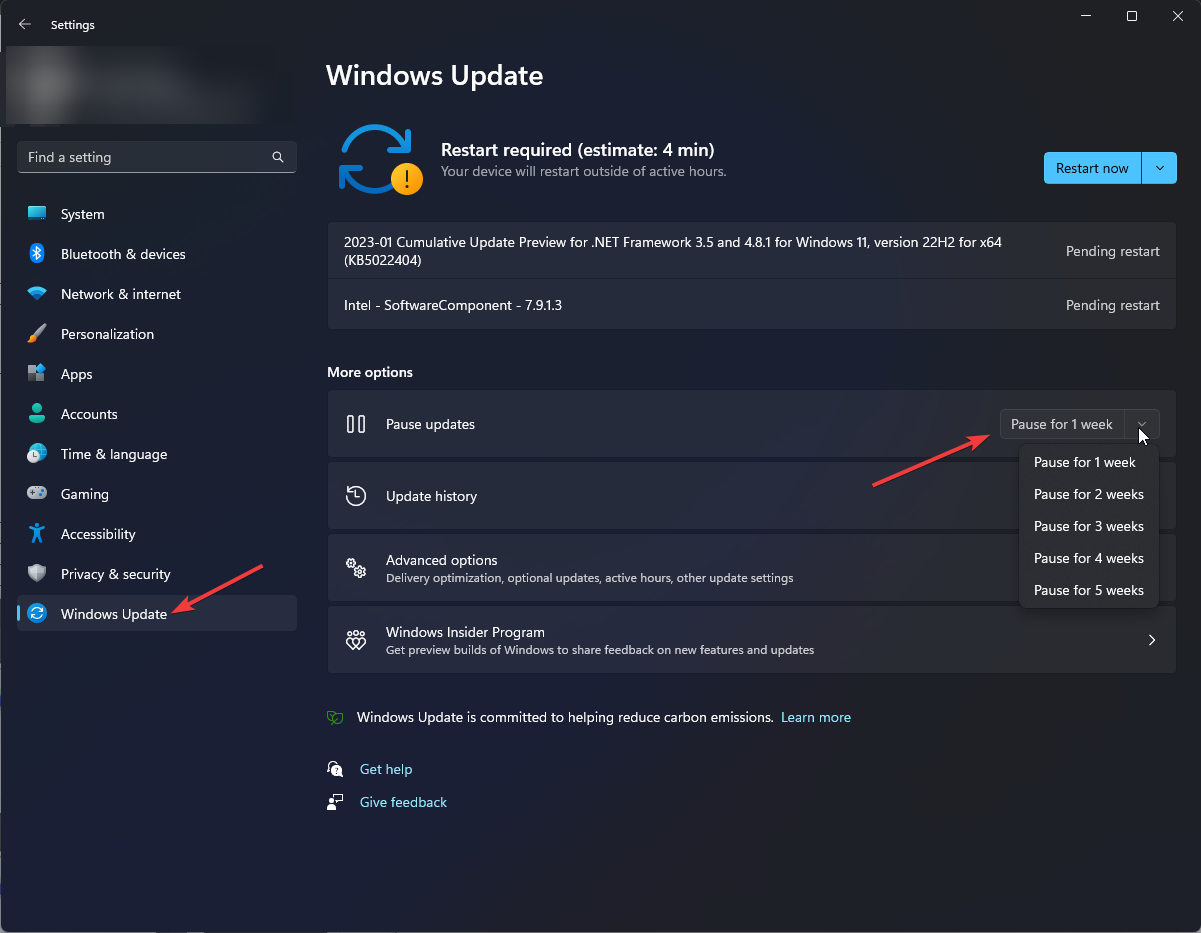 Windows Update -waasmedic agent exe high disk usage