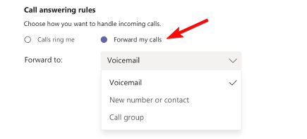 check if calls getting forwarded to another number