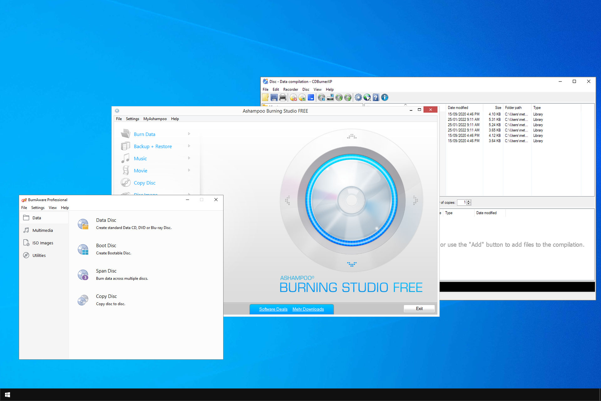 5 Best Free CD Burning Software for Windows 10