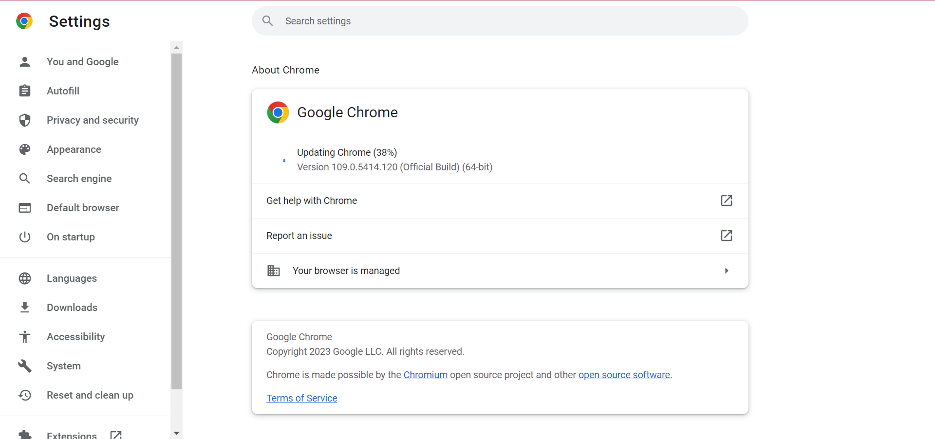 update to fix chrome toolbar missing