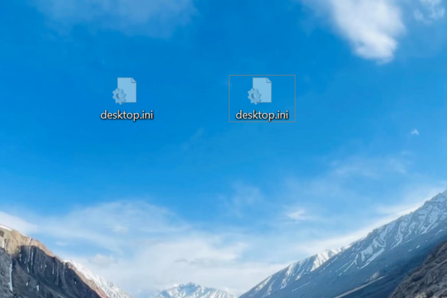 all about desktop.ini file in windows 10