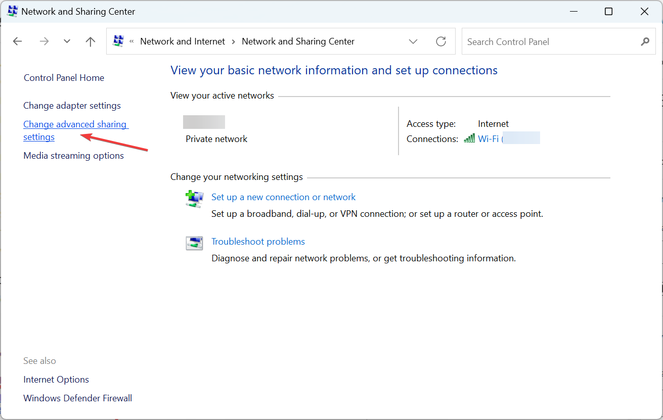 change advanced sharing settings to fix windows 10 homegroup missing