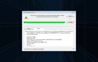 fix 0x800ccc79 error in Windows Live Mail