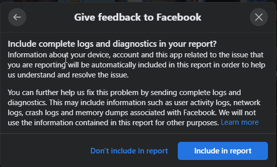 Include in report it looks like you were misusing this feature by going too fast
